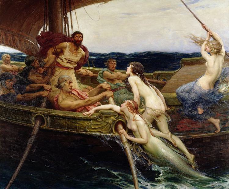 Ylysses and the Sirens by Herbert James Draper