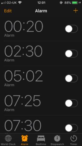 Alarm clocks