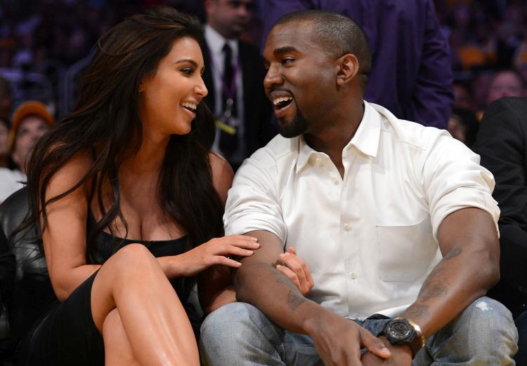 Kim Kardashian and Kanye West