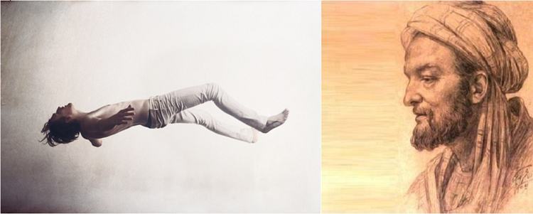 Floating man