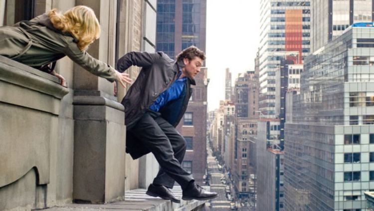 Man on a ledge