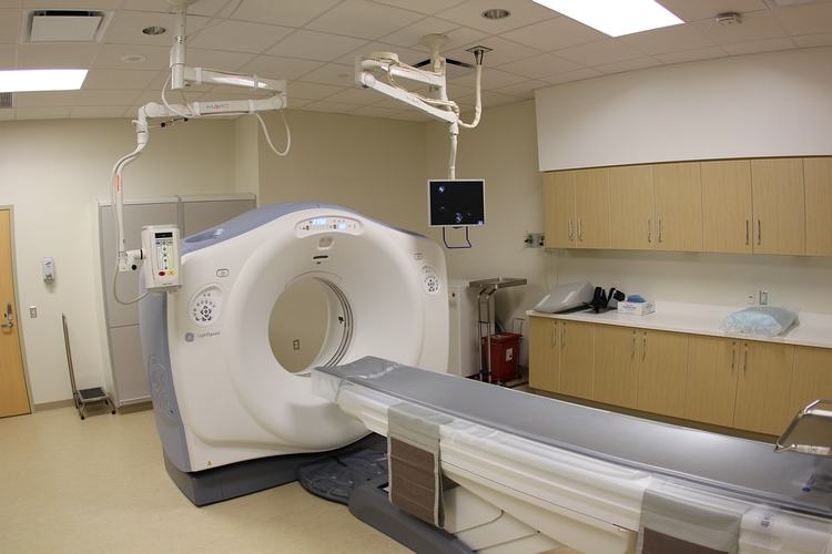 A PET-CT scanner