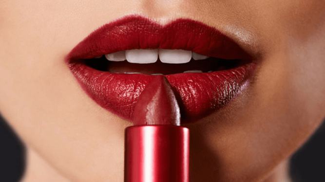 Red lipstick