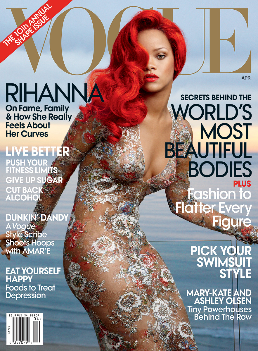 Rihanna on cover of Vogue