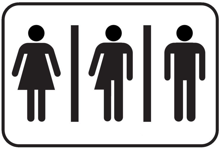 Gender neutral toilet