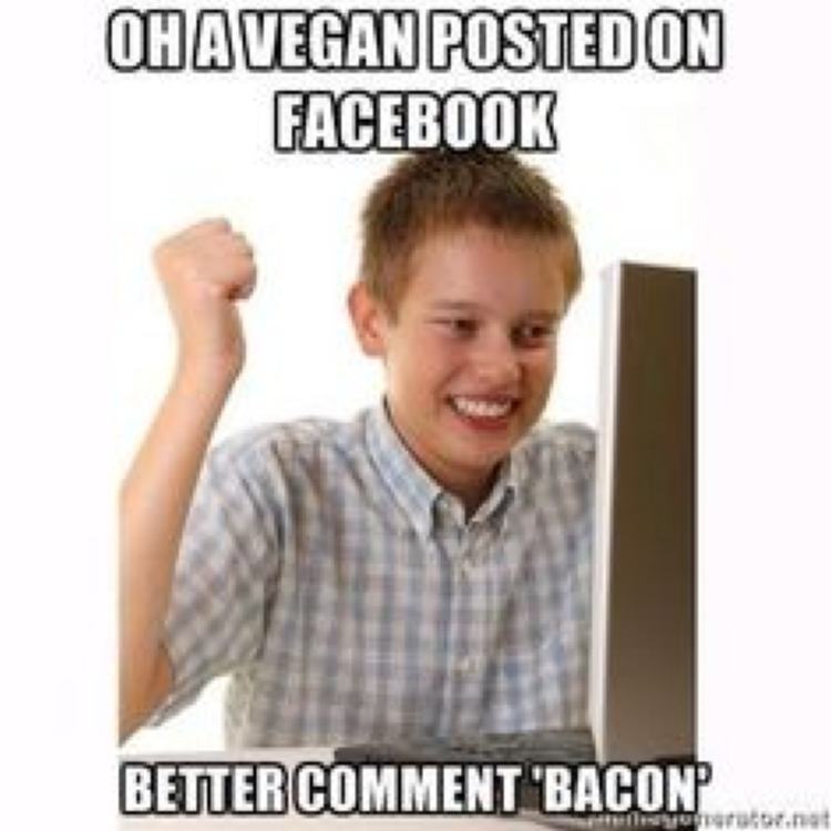 A pro-bacon internet troll