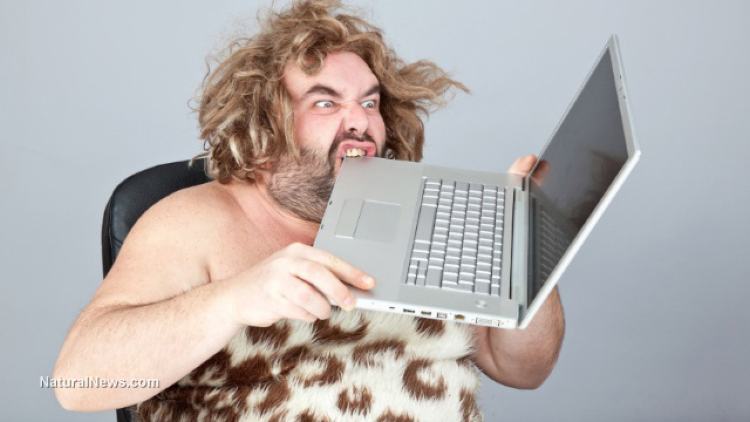 Caveman vs technology