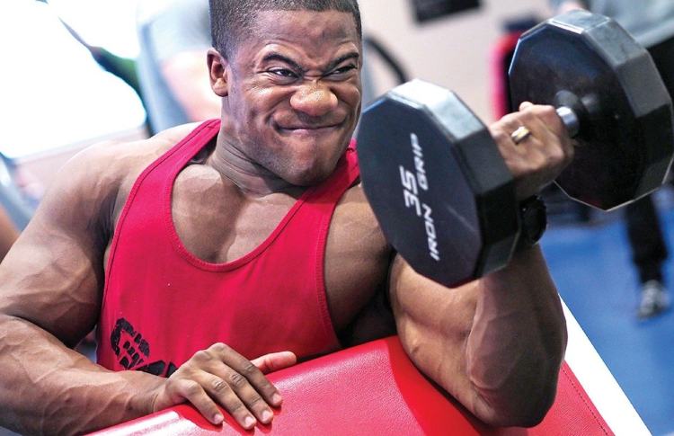 Man exercising